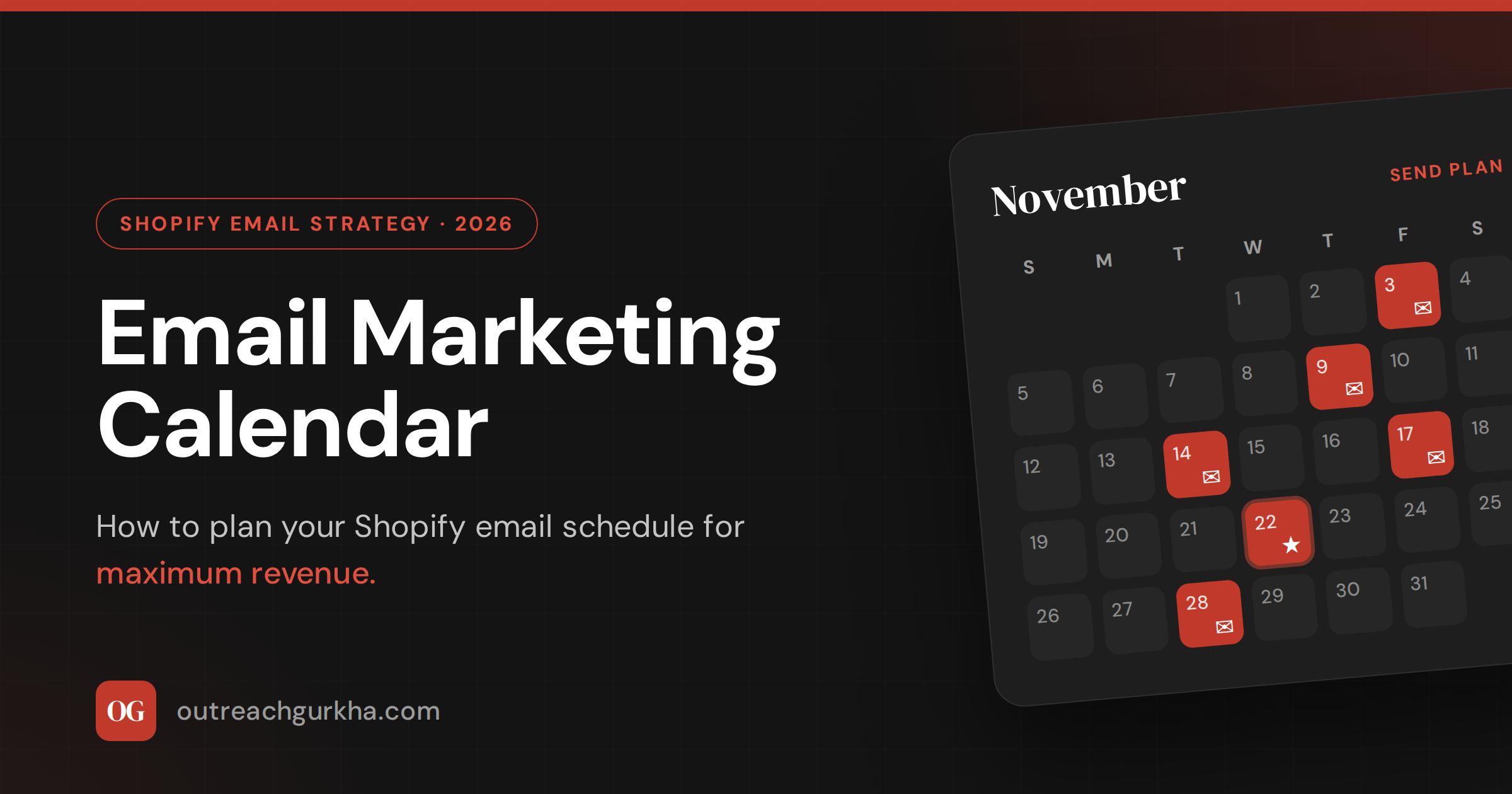 Email Marketing Calendar: How to Plan Your Shopify Email Schedule for Maximum Revenue